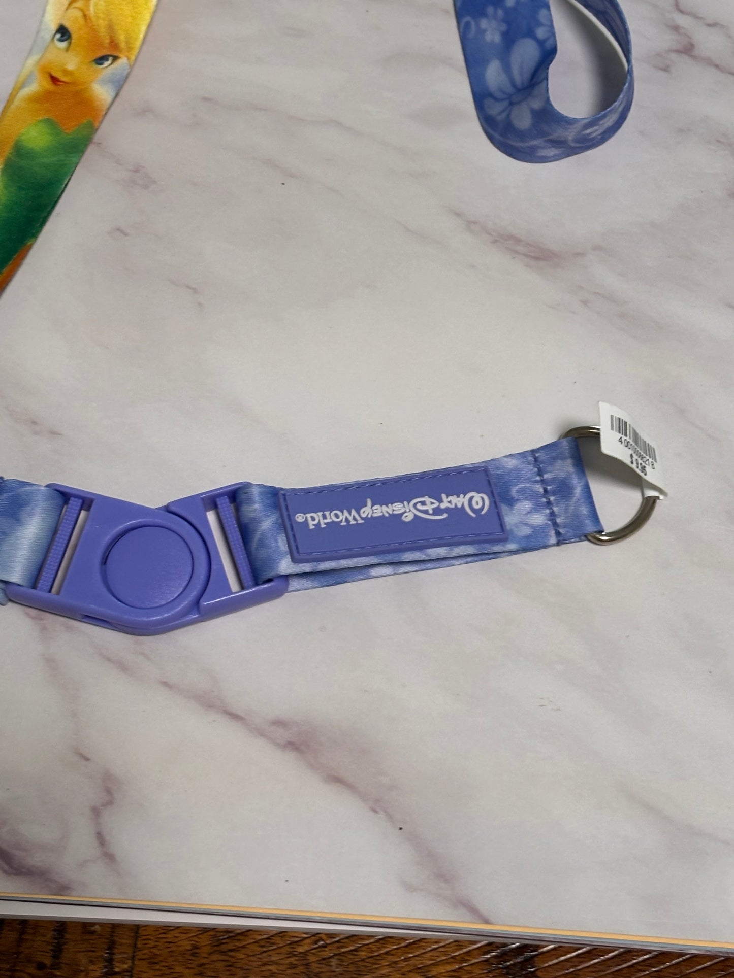 Disney Parks Tinkerbell Pin Lanyard Walt Disney World Pin Holder Collectible