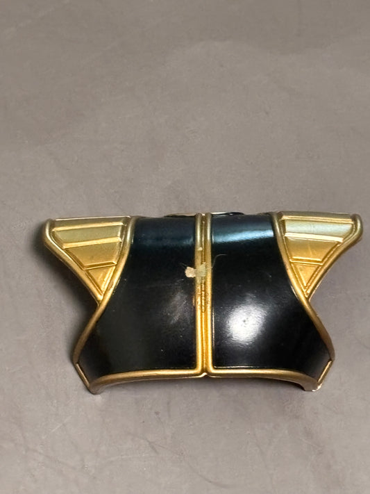 Mighty Morphin White Power Ranger Replacement Part Armor Plate Back Piece 8”