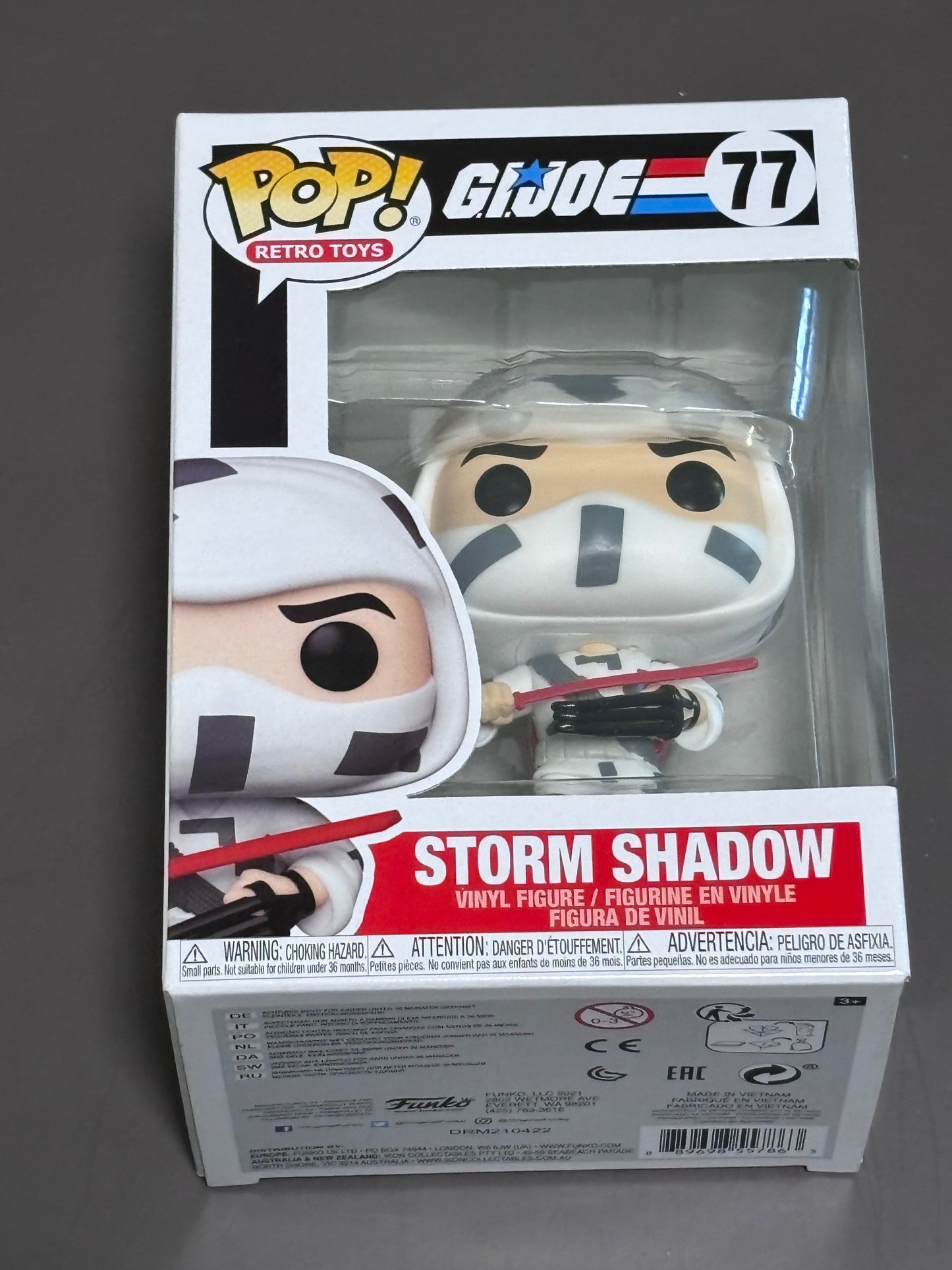 Funko Pop! Vinyl G.I. Joe Storm Shadow Retro Toys #77 Vinyl Figure