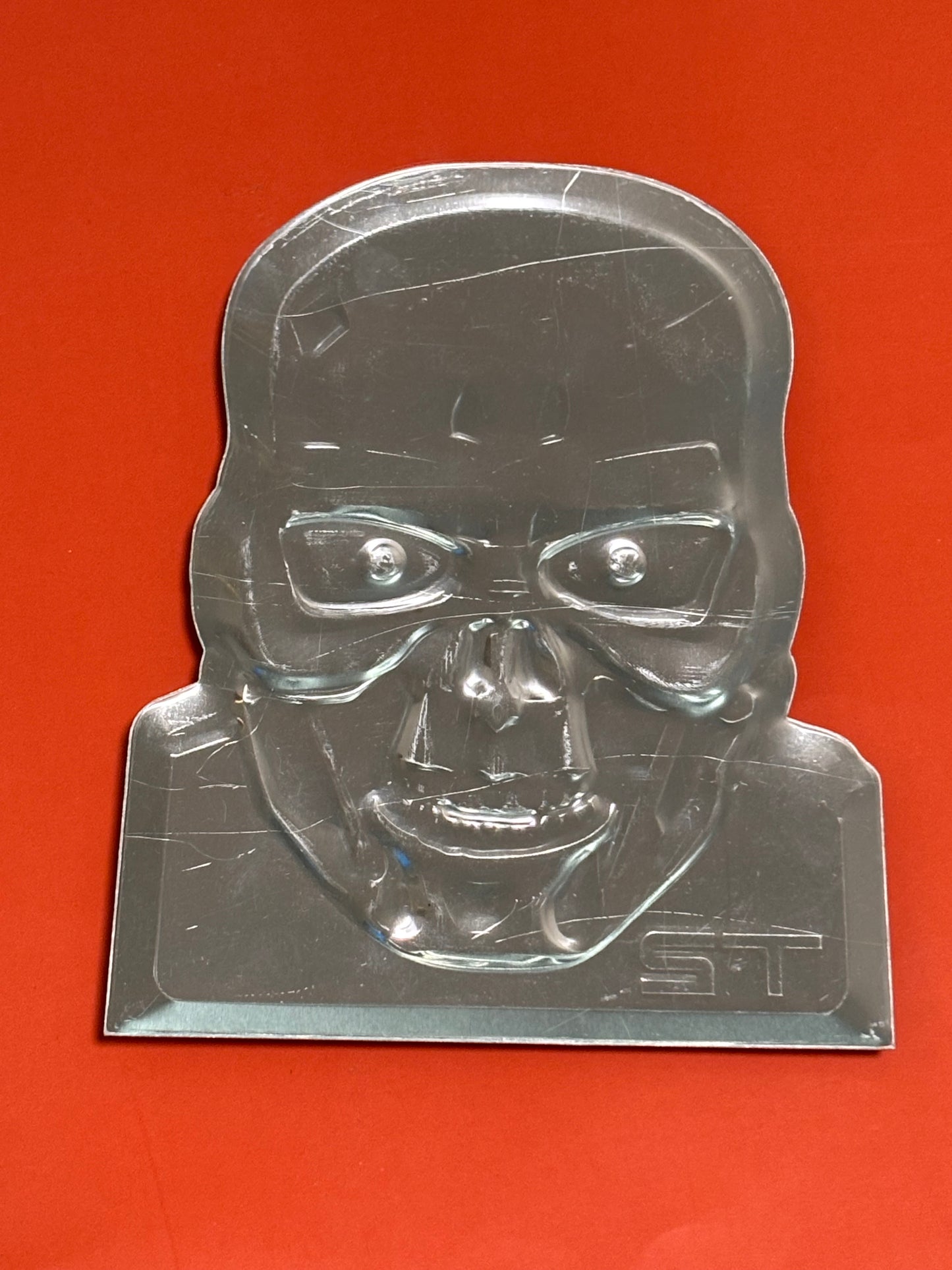 Terminator 2 T2 Judgment Day Metal 3D Tin Deco Sign 7x5” Loot Crate Exclusive 2016