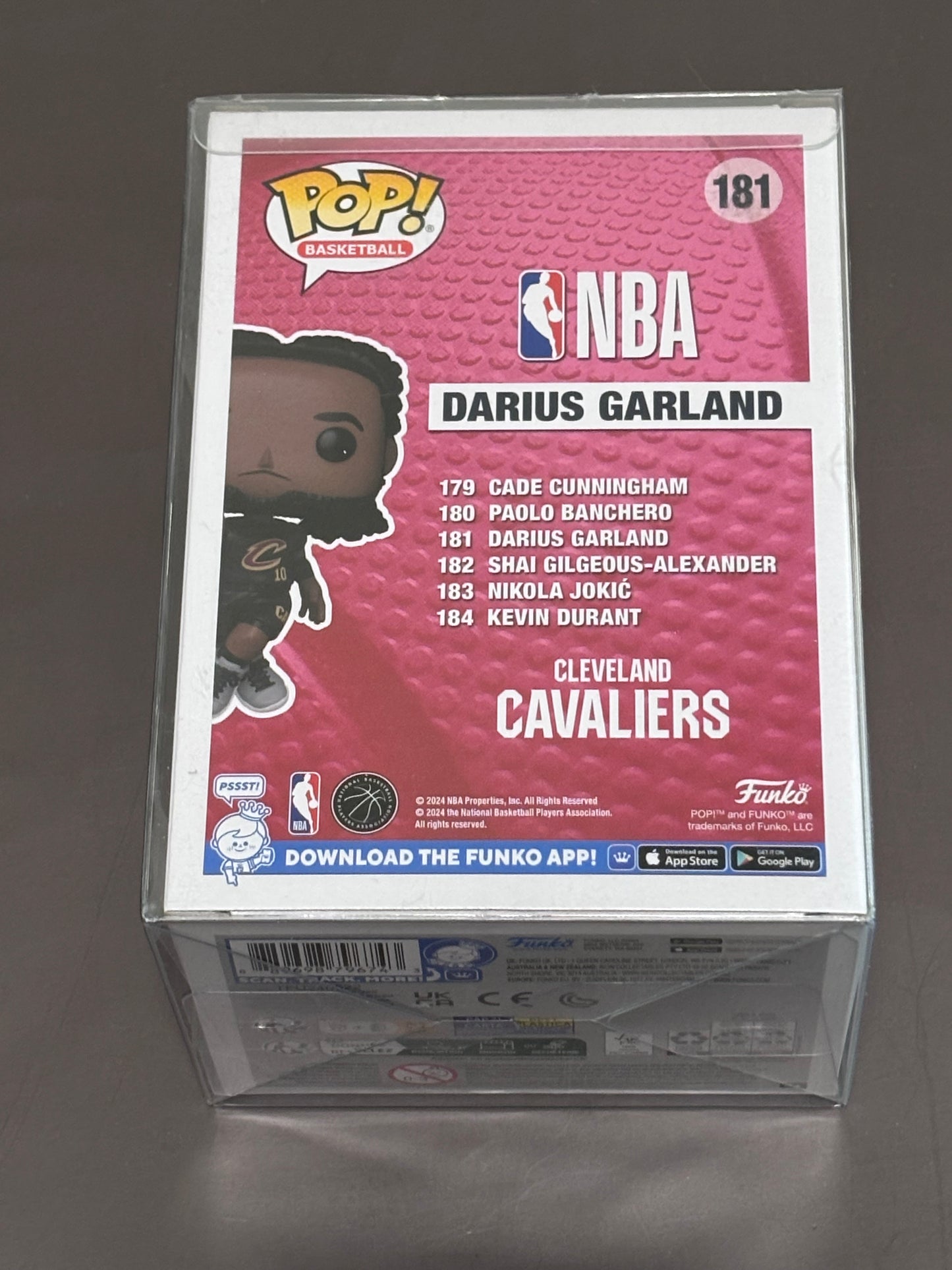 Funko Pop! Vinyl Darius Garland NBA Basketball Cleveland Cavaliers Figure #181