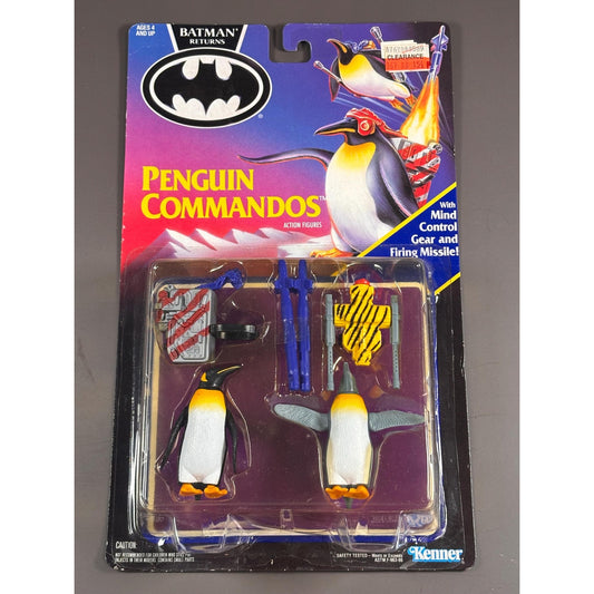 Vintage 1991 Batman Returns Penguin Commandos DC Comics Kenner Action Figure NEW