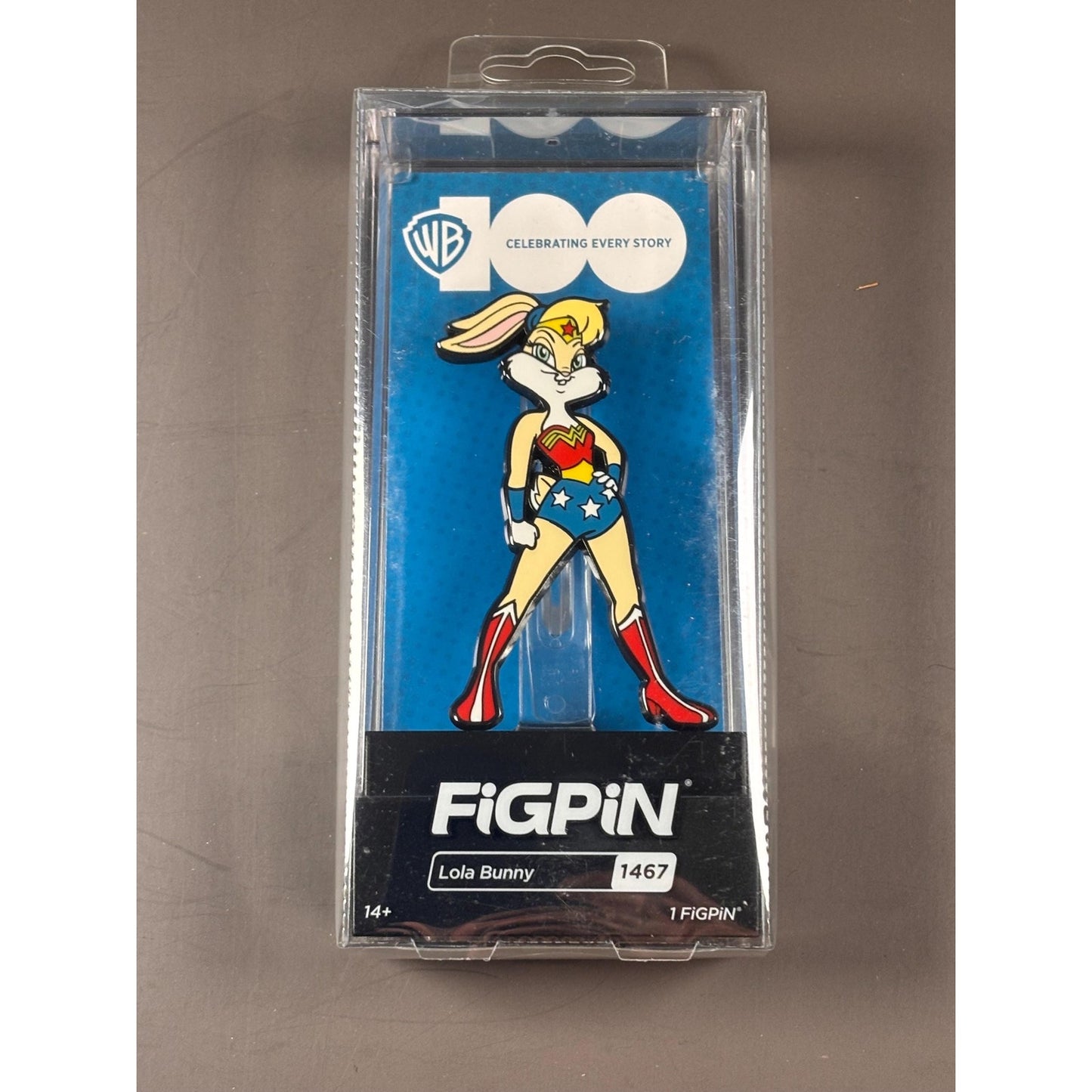 Looney Tunes Lola Bunny Wonder Woman FigPin 1467 Official Collectible Enamel Pin
