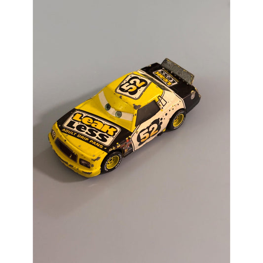 Disney Pixar Cars Claude Scruggs #52 Leak Less Yellow Die-Cast Vehicle