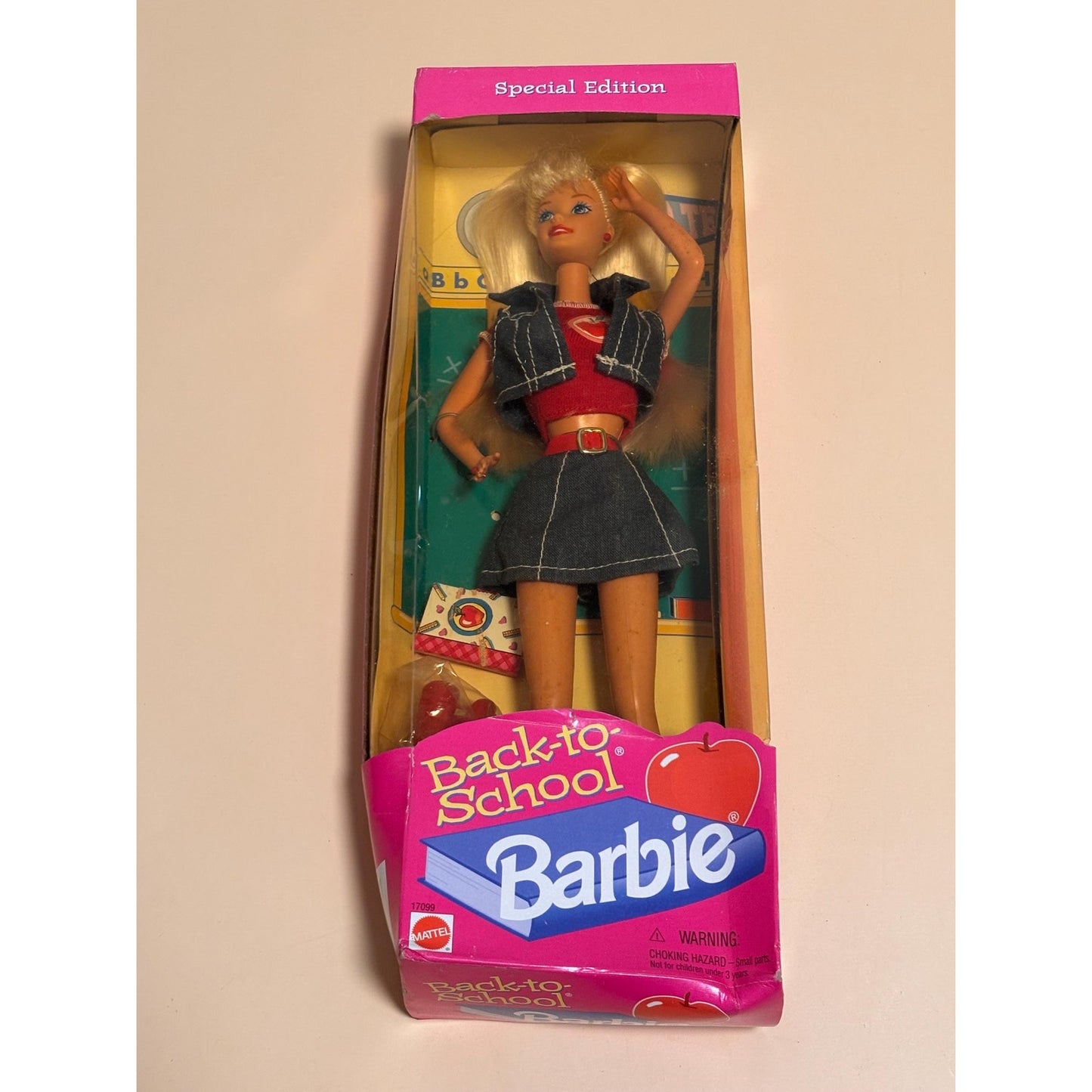 Barbie Back-to-School Barbie Special Edition Doll Mattel 1996 #17099 Vintage
