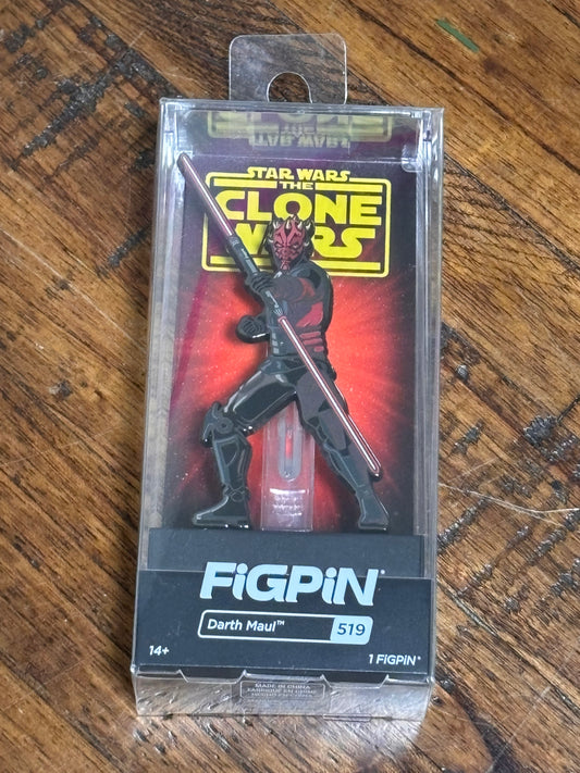 FigPin New Collectible Enamel Pin Disney Star Wars Clone Wars # 519 Darth Maul