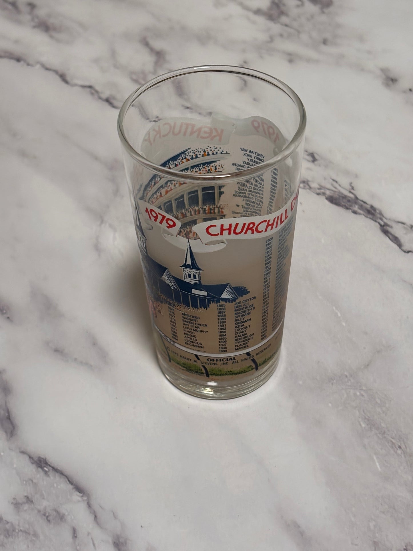 1979 Kentucky Derby Official 105th Churchill Downs Vintage Julep Glass Louisville