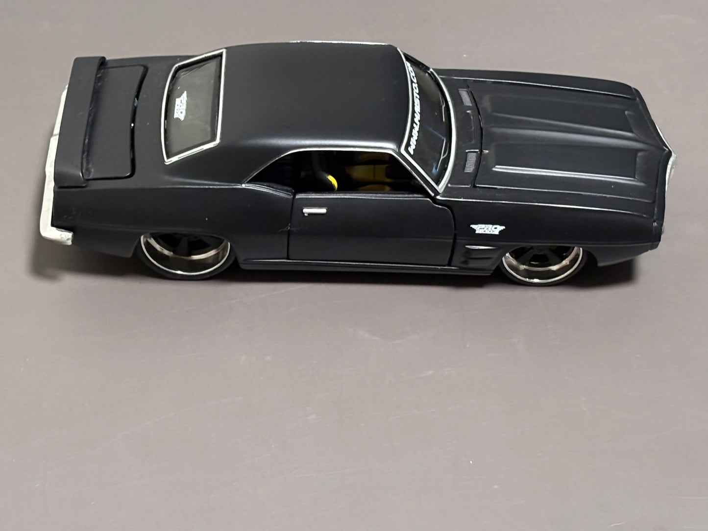 1969 Matte Black Pontiac Firebird 1:24 Die cast Car Maisto Pro Rodz