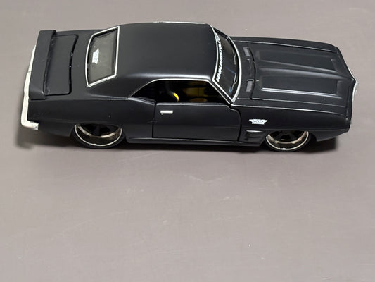 1969 Matte Black Pontiac Firebird 1:24 Die cast Car Maisto Pro Rodz