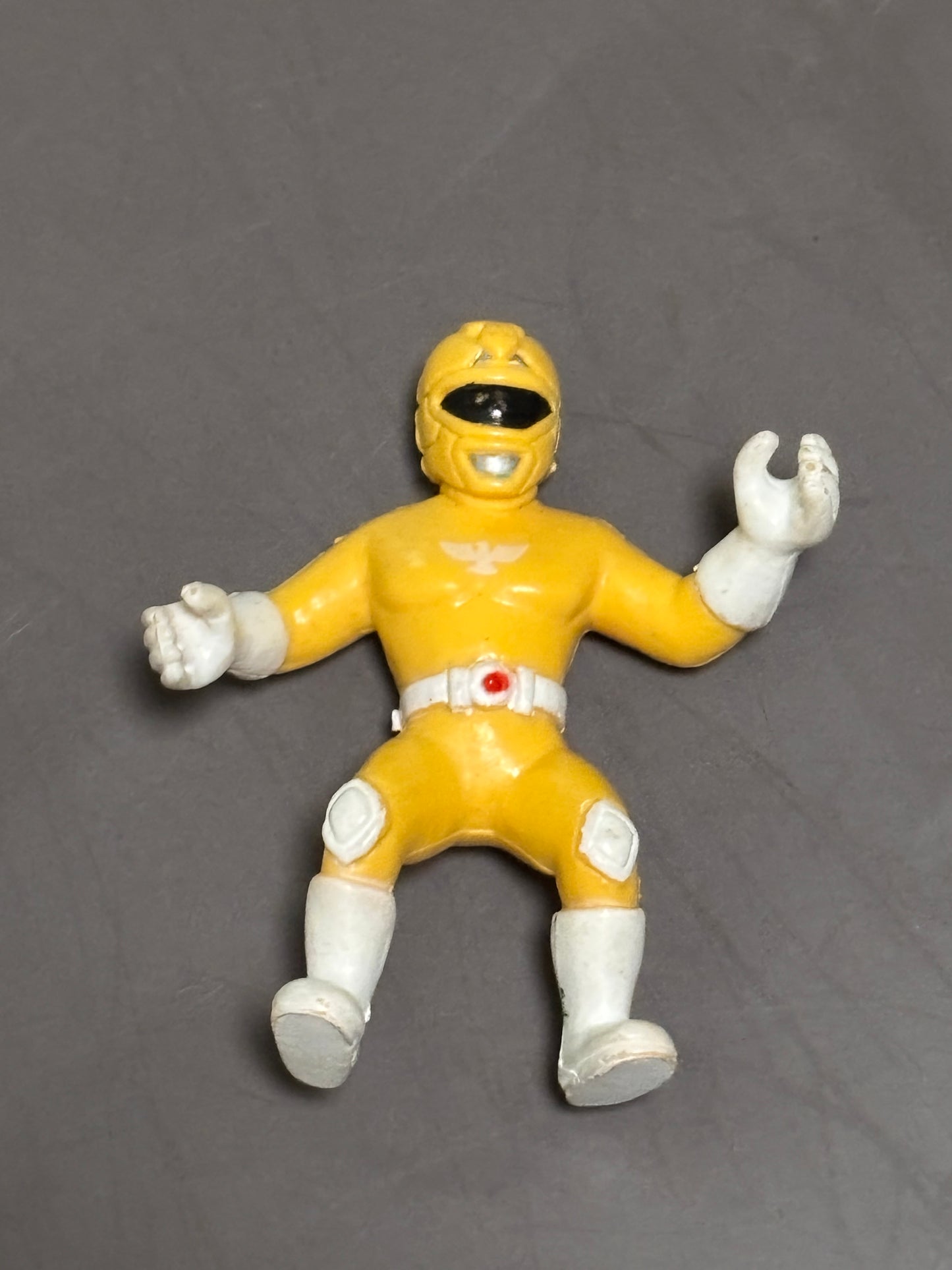 Super Robotic Yellow Rangers Loose 2.25" Action Figure Power Rangers PVC