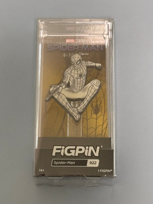 SDCC 2022 FiGPiN Marvel Spider-Man 922 Exclusive Pin LE 1000 Black White Sketch