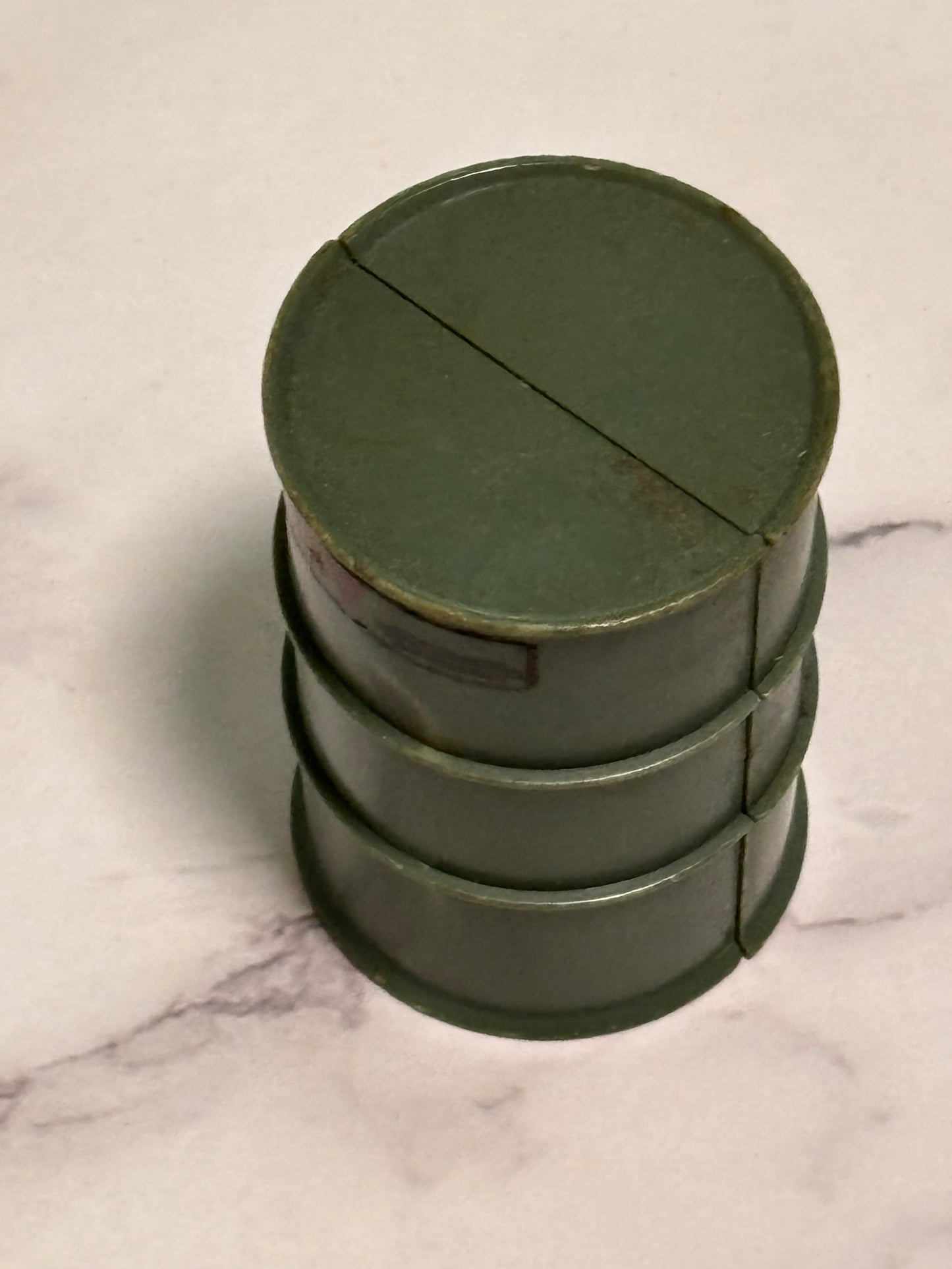 Vintage GI Joe ARAH Cobra 1984 Mortar Defense Unit Fuel Oil Barrel Drum