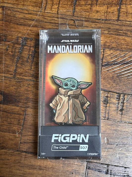 FigPin New Collectible Enamel Pin Disney Star Wars The Mandalorian #507 The Child Yoda Jacket