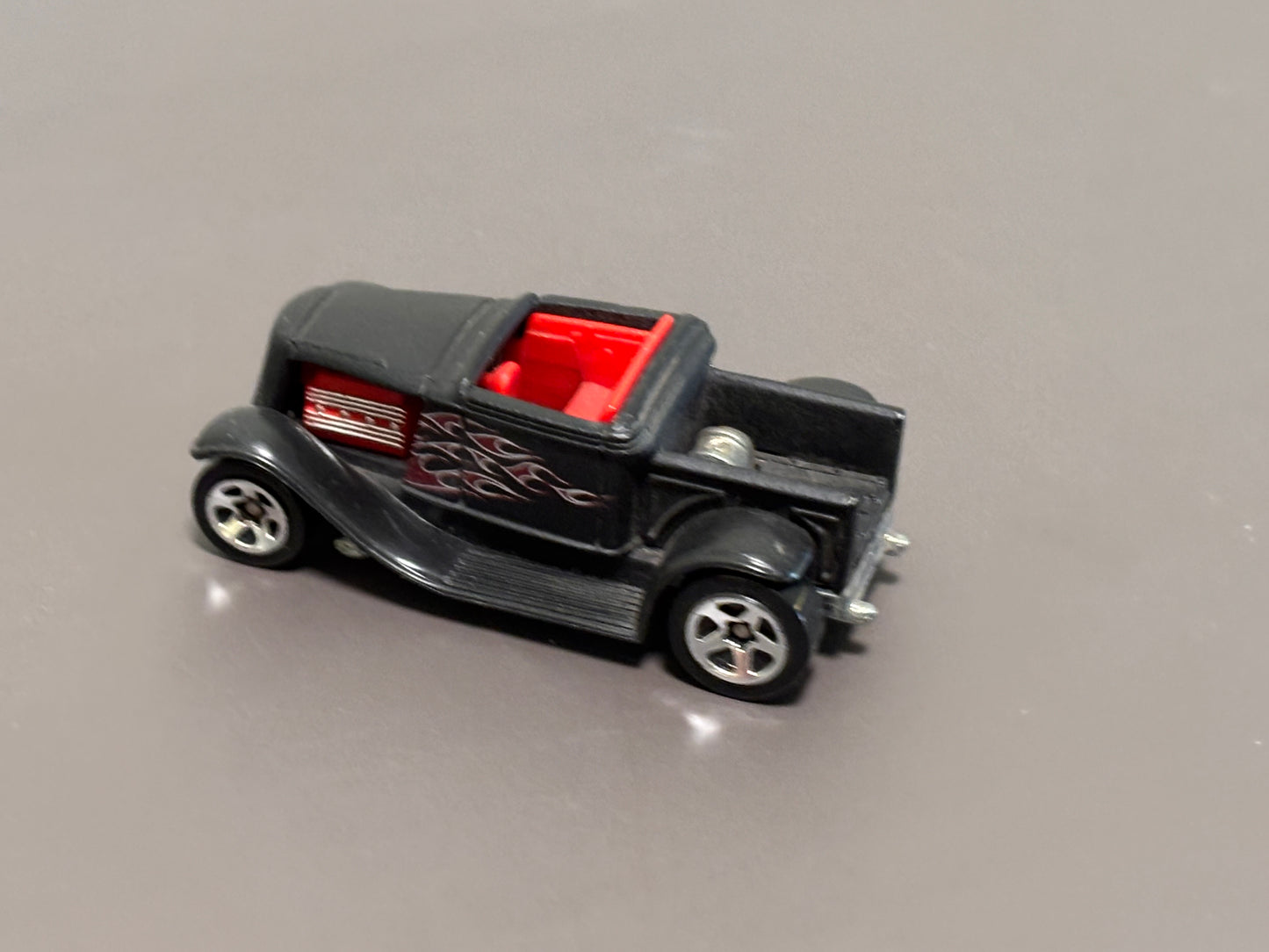 Hot Wheels 2001 Hooligan Satin Black w/ Red HW First Editions Series Malaysia