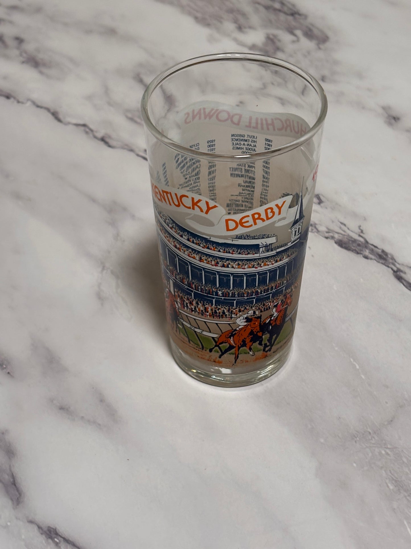 1979 Kentucky Derby Official 105th Churchill Downs Vintage Julep Glass Louisville
