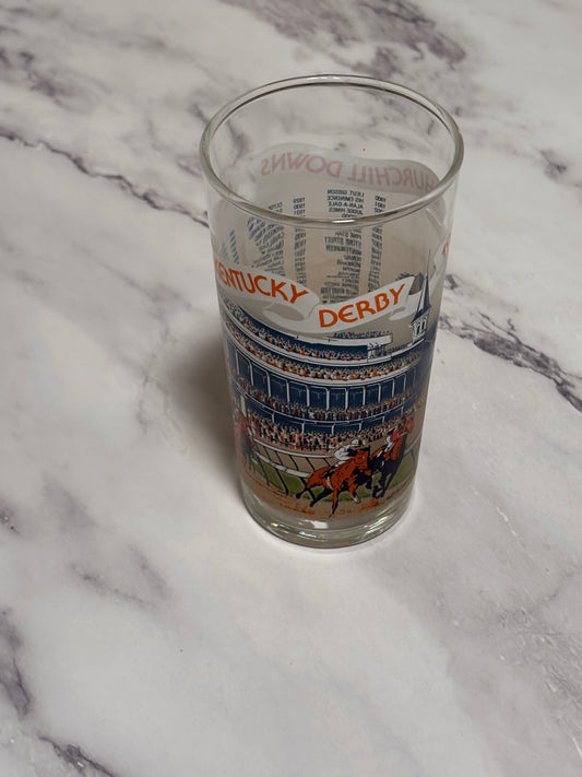 1979 Kentucky Derby Official 105th Churchill Downs Vintage Julep Glass Louisville