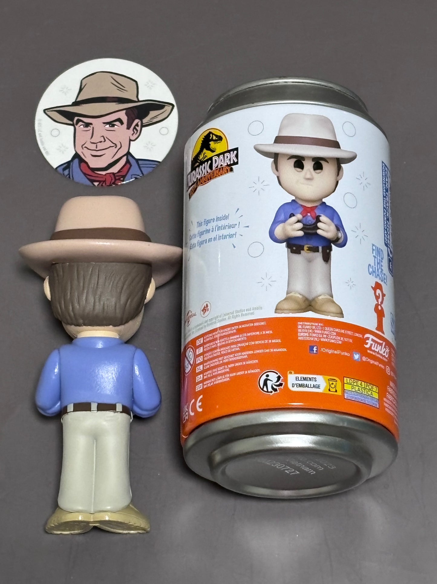 Funko Pop Soda Figure Jurassic Park 30th Anniversary Dr. Alan Grant