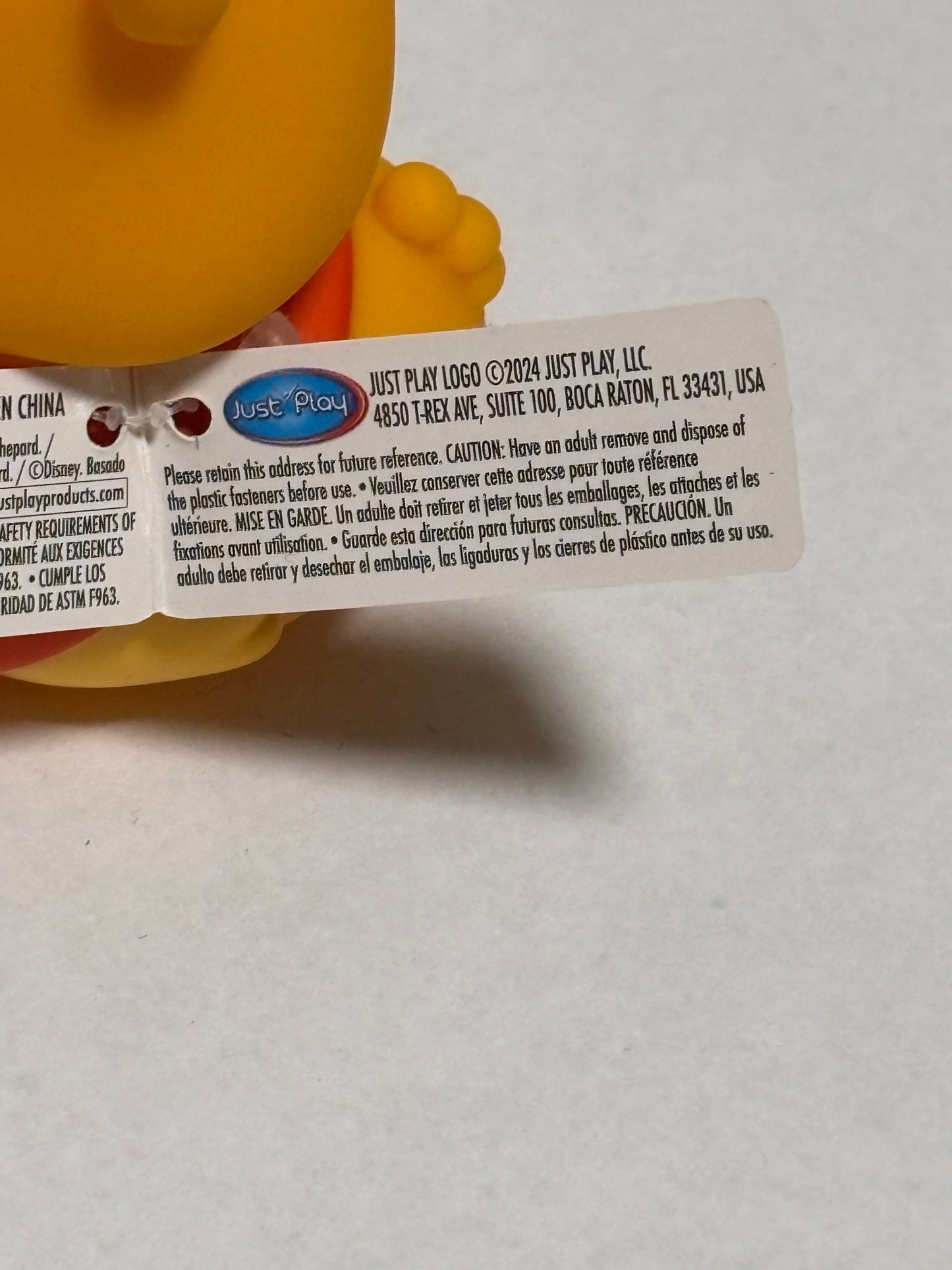 Disney Pixar Just Play 2024 Rubber Duck Duckie 3” Plastic Bath Toy Cruise Jeep Winnie The Pooh New NWT