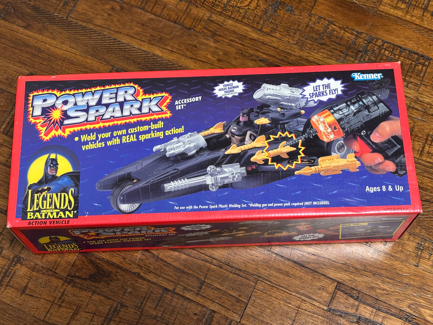 Kenner Power Spark Legends of Batman Action Vehicle Accessory Set 1995 Vintage Action Figure New