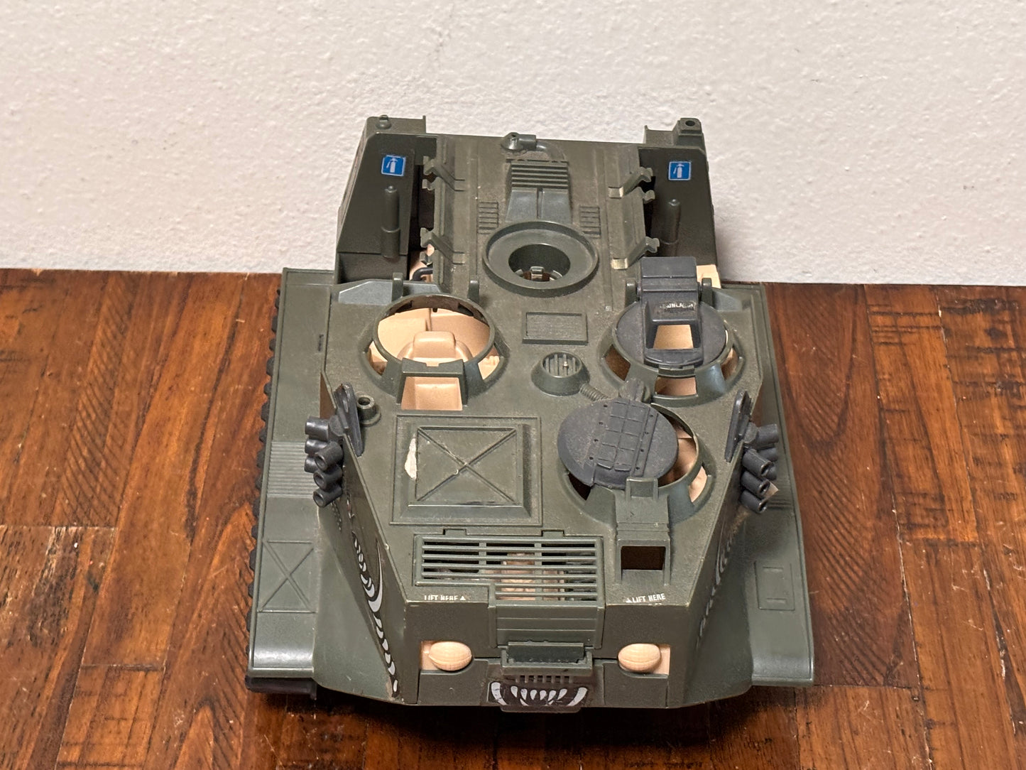 1988 GI Joe Warthog Tank SGT Slaughter Figure Vintage ARAH Infantry Vehicle