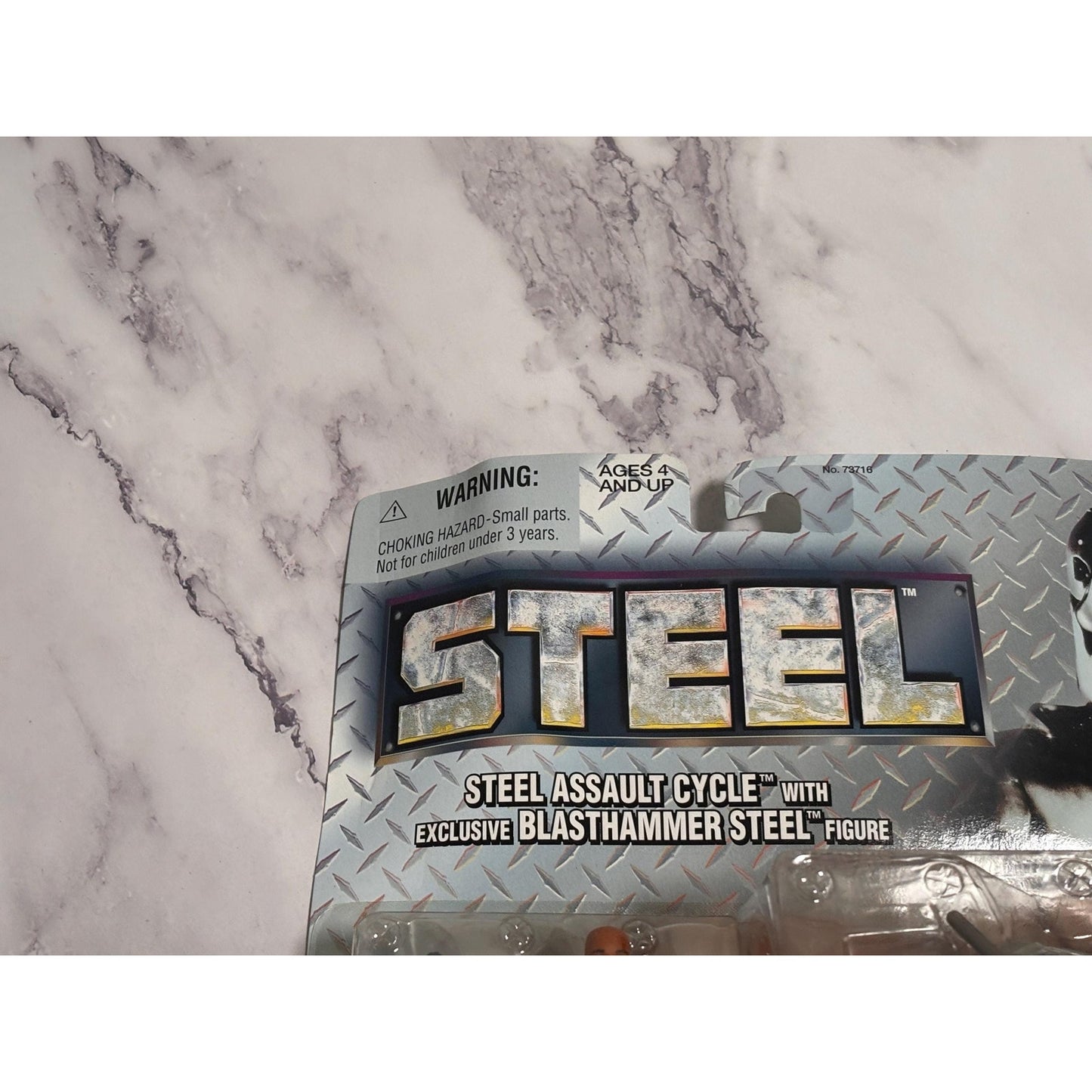 1997 Vintage Kenner Steel Assault Cycle & Blast Hammer Steel Figure NEW