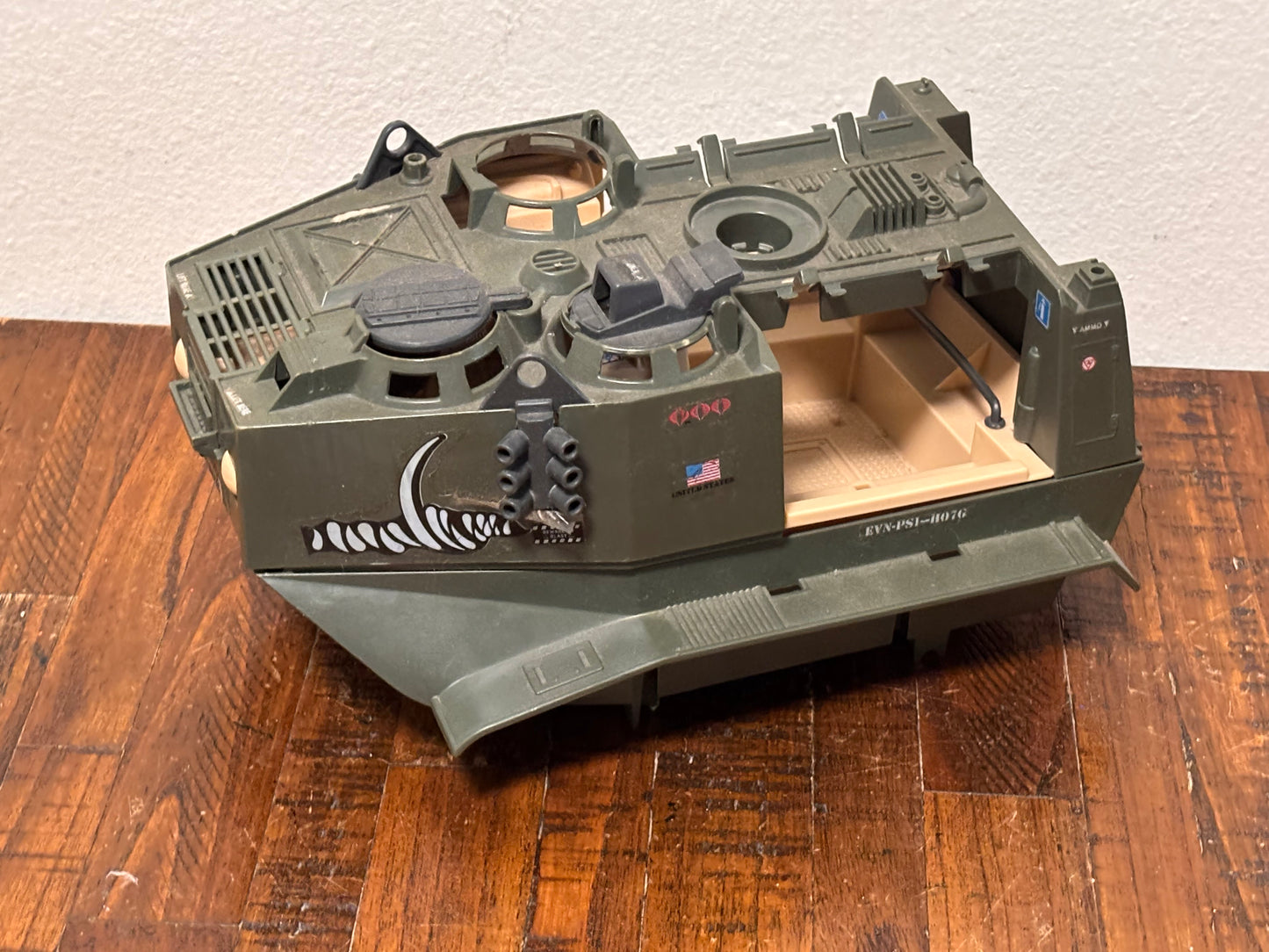1988 GI Joe Warthog Tank SGT Slaughter Figure Vintage ARAH Infantry Vehicle