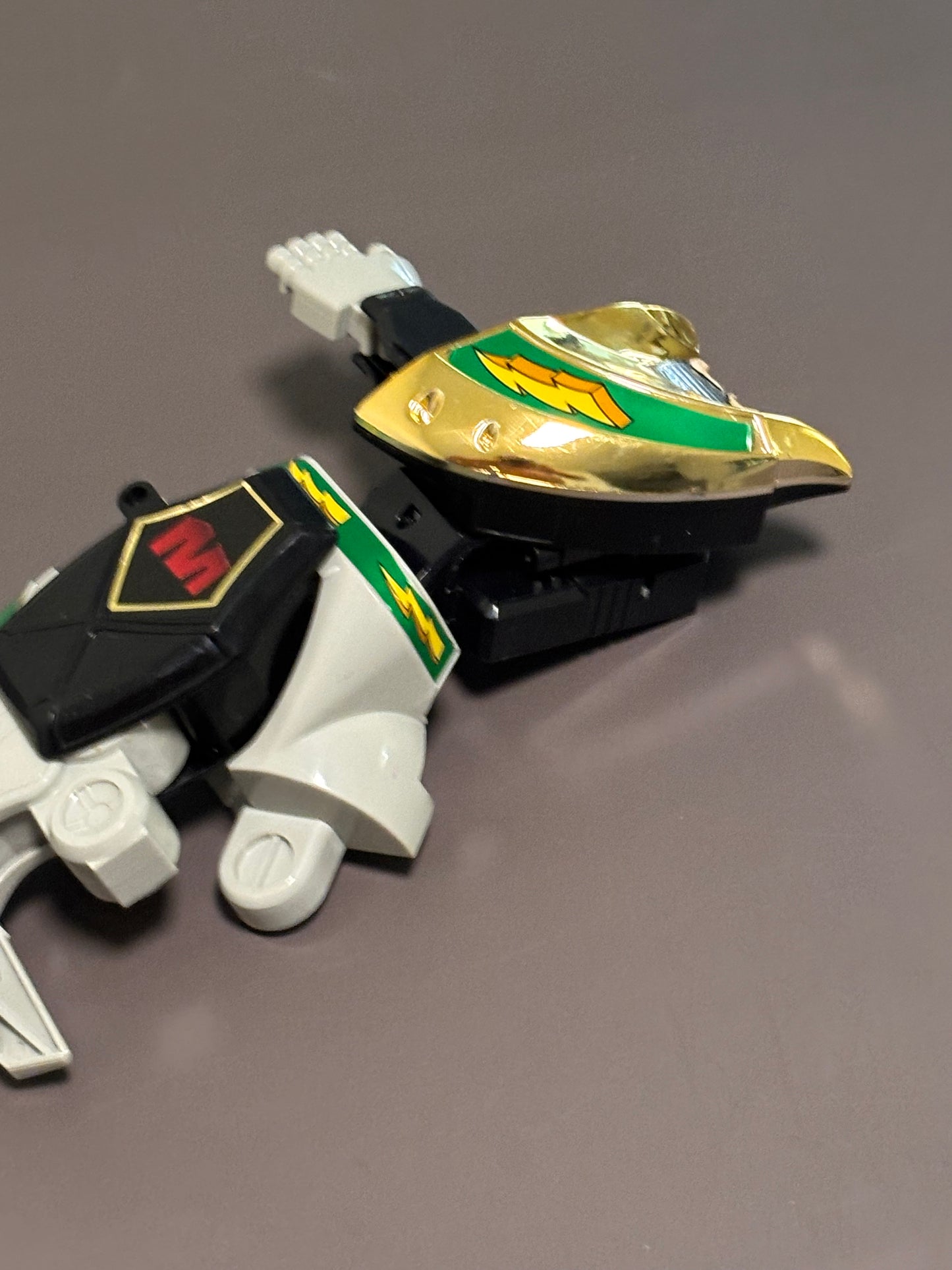 Power Rangers 1993 Green Dragonzord Megazord Part Left Side Leg Arm MMPR