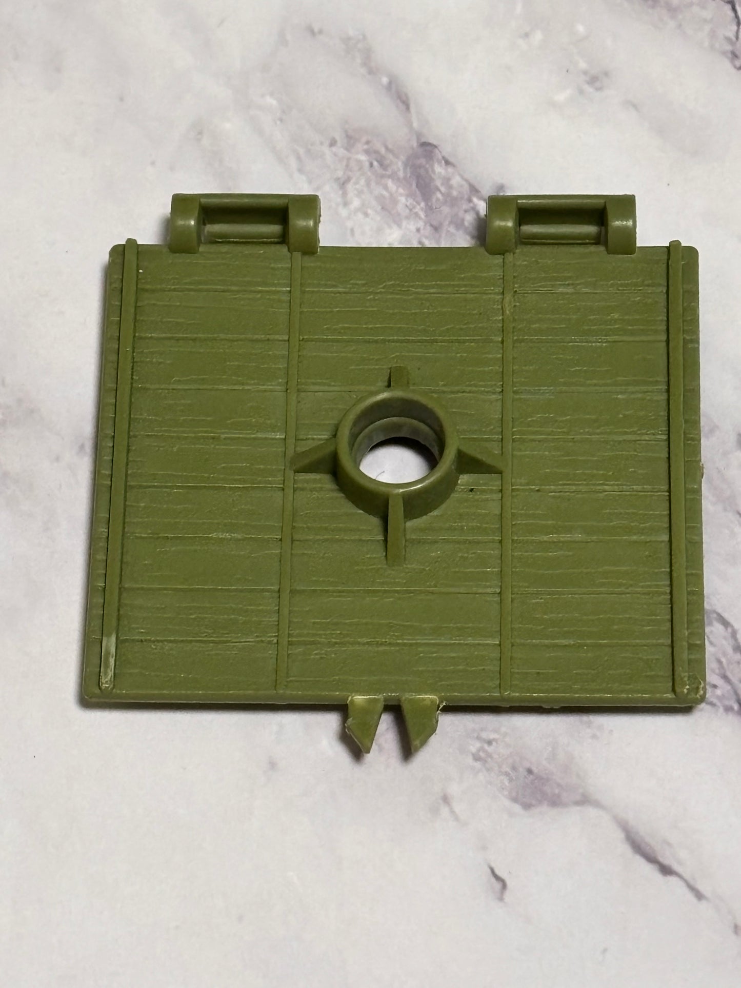 GI Joe ARAH 1987 Coastal Defender Green Part Top Front Panel Hatch Vintage