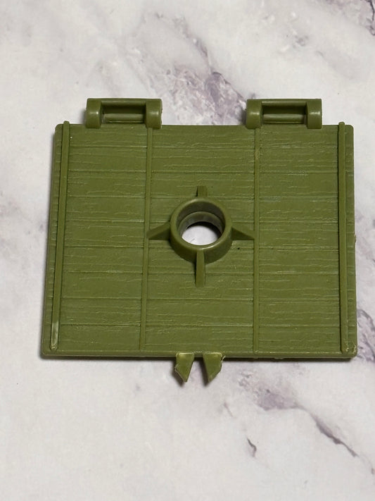 GI Joe ARAH 1987 Coastal Defender Green Part Top Front Panel Hatch Vintage