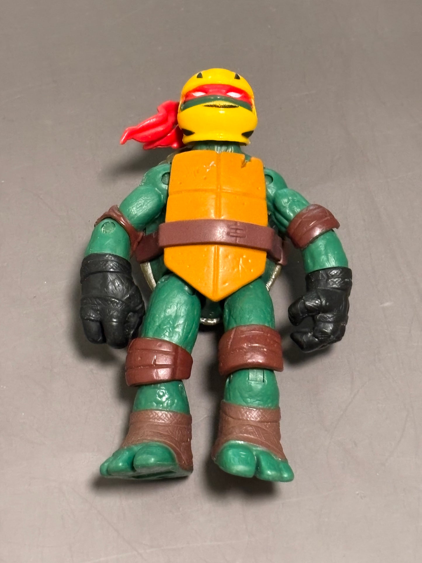 Teenage Mutant Ninja Turtles Raphael w/ Helmet 4.5" Figure TMNT Playmates 2012