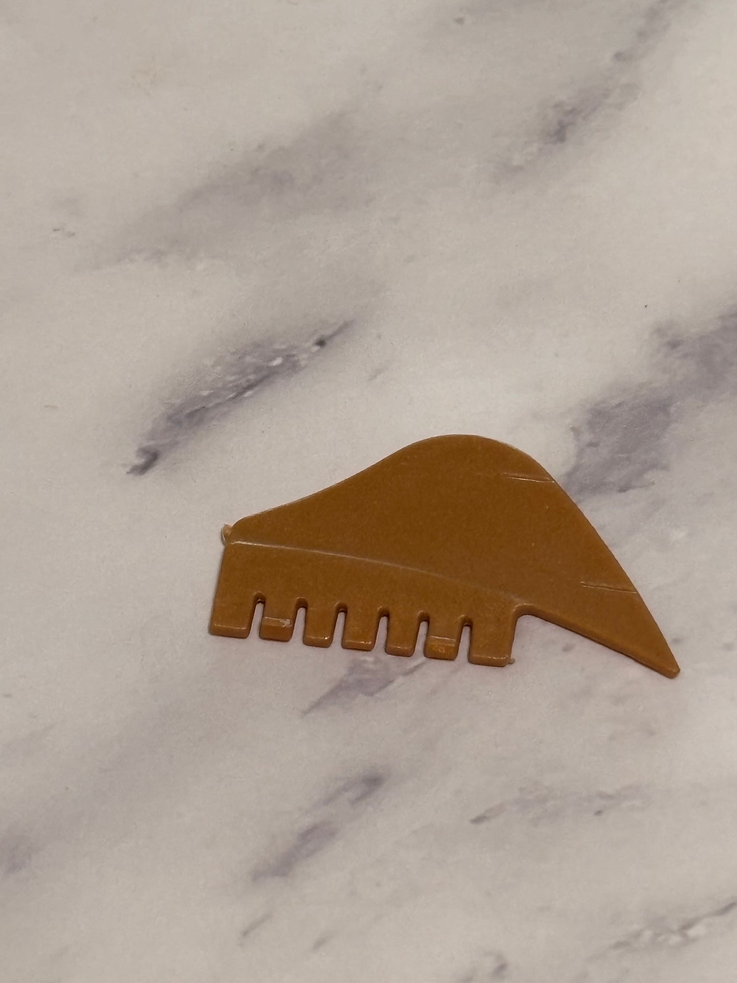 GI Joe Destro Despoiler Vertical Stabilizer Fin 1988 Demon Vehicle Brown Part