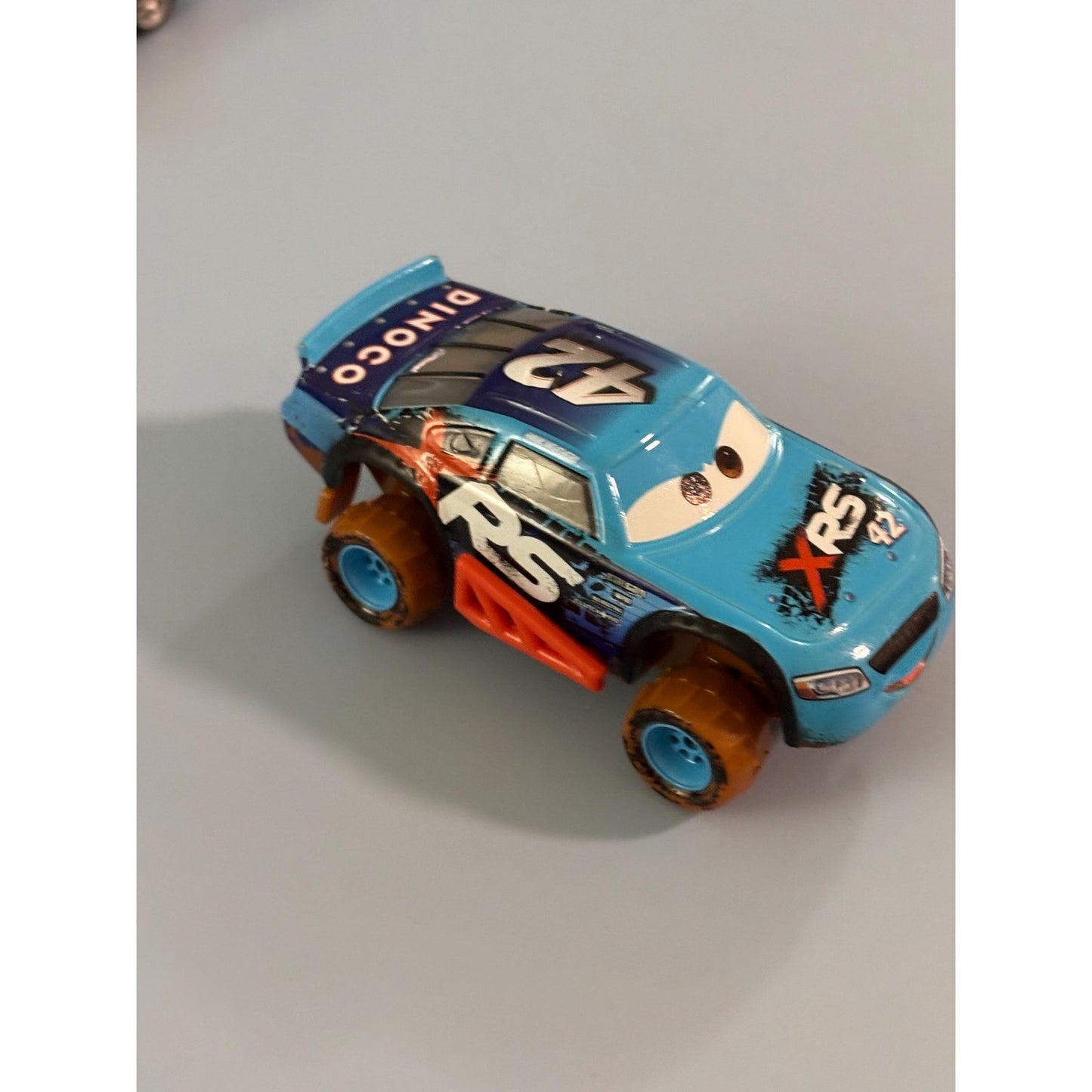 Disney Pixar Cars Cal Weathers Mud Racing No: 42 Original Official Diecast Blue