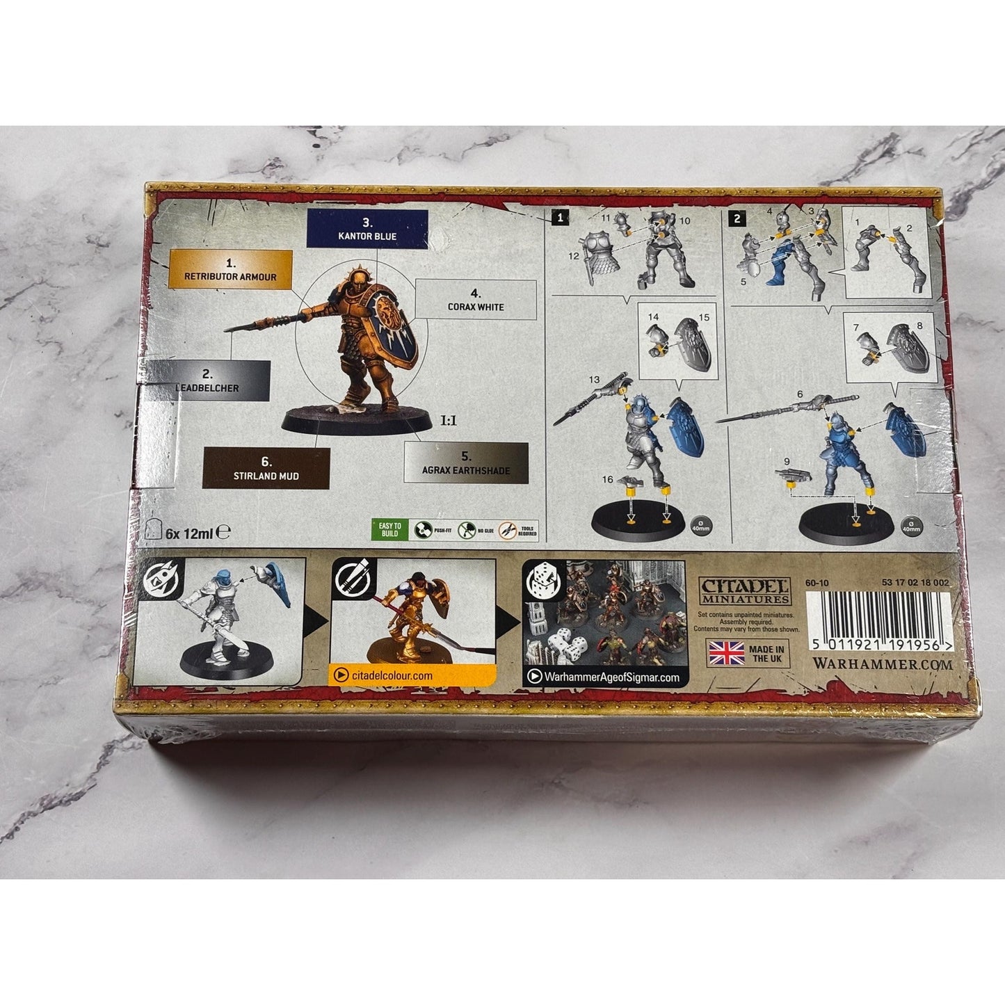 Games Workshop Warhammer Age of Sigmar Stormcast Eternals Vindictors & Paint Set