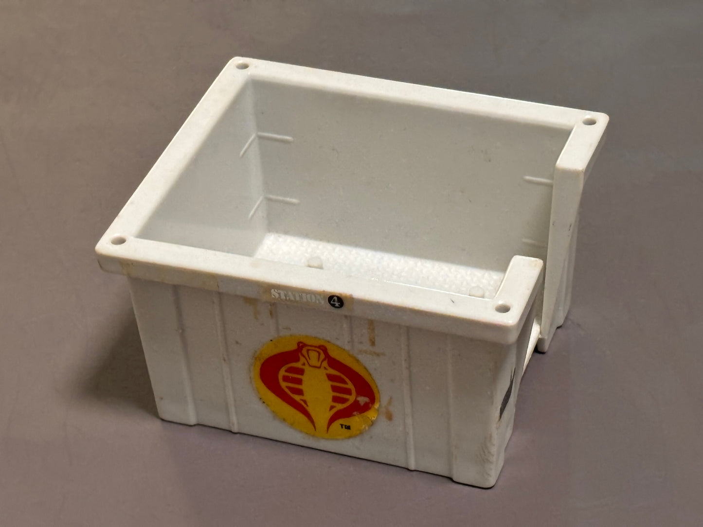 Hasbro Vintage GI Joe 1985 Check Point Alpha Tower Top Accessory Part w/ Stickers