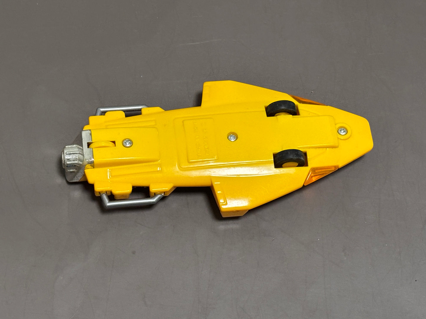 Vintage 1997 Bandai Yellow Ranger Power Rangers In Space Galaxy Glider Vehicle