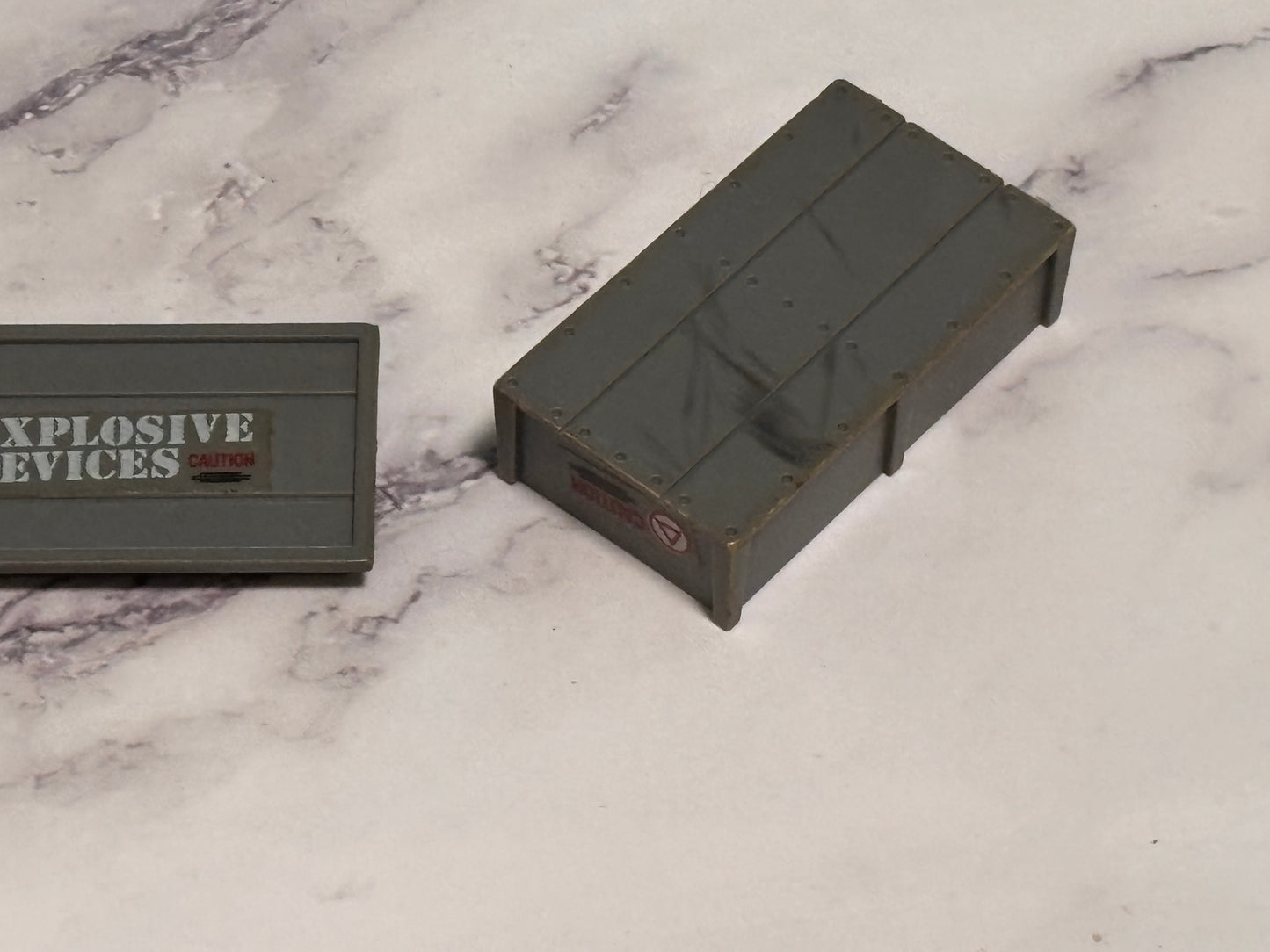 Vintage GI Joe 1984 Missile Defense Unit Missile Crate & Lid Ammo Box ARAH