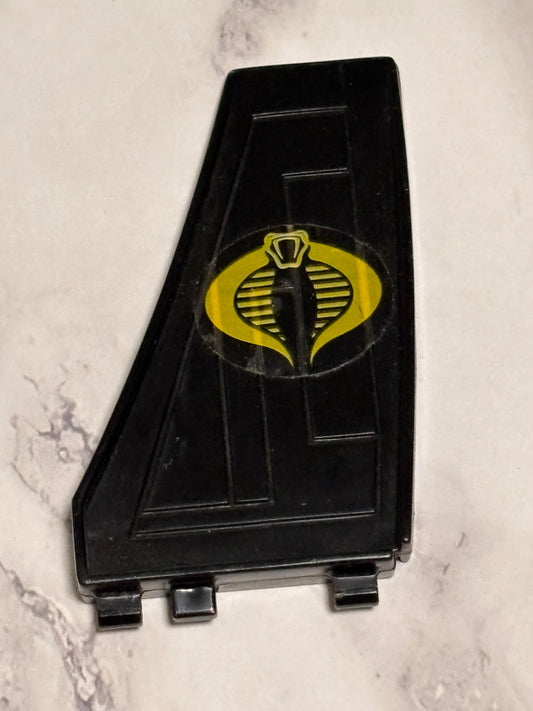 GI Joe Cobra Mamba Rear Tail Fin Wing Vehicle Part ARAH 1987 Vintage
