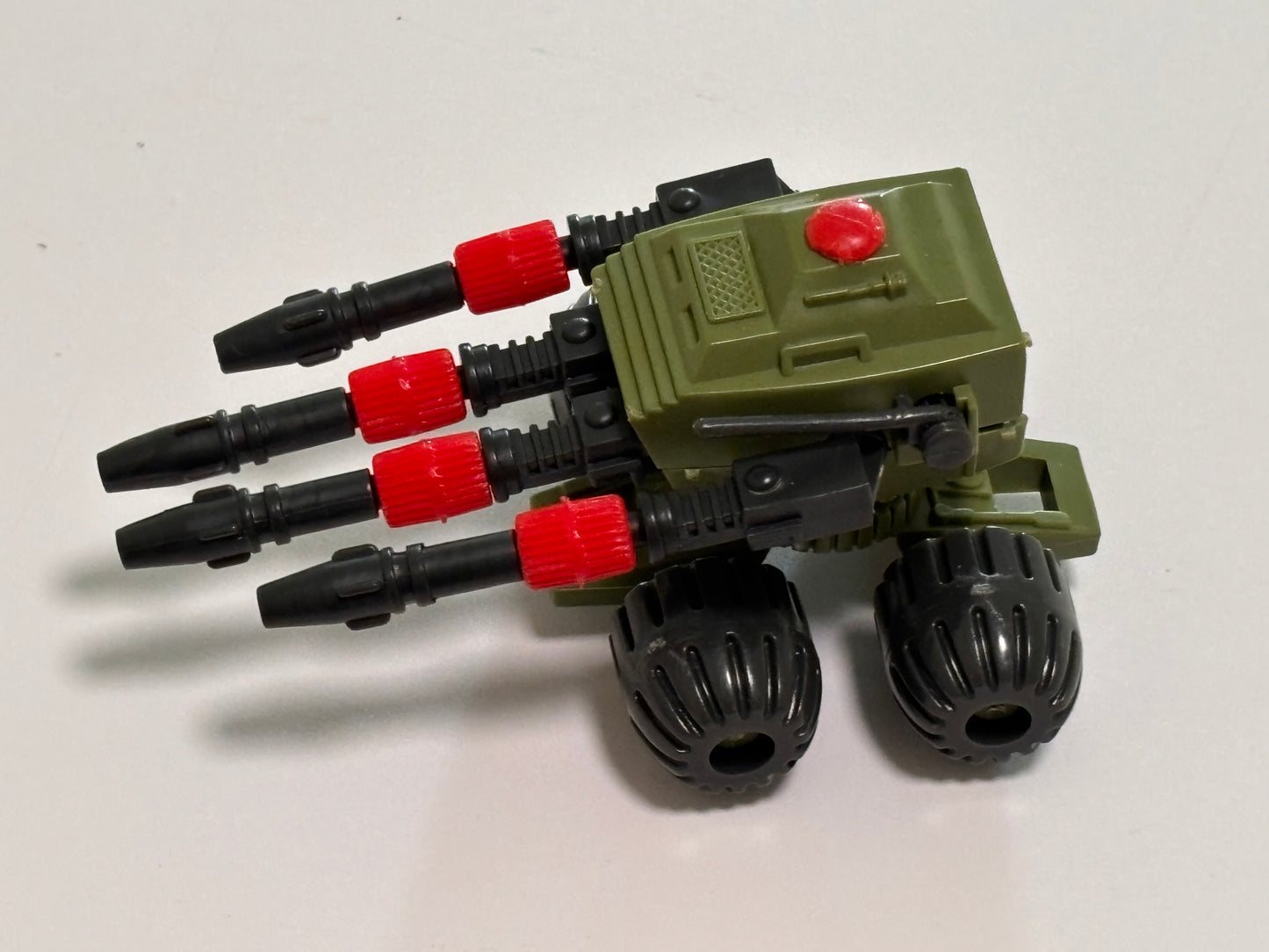 GI Joe Vehicle PAC RAT Machine Gun Dark Green Mail Away Vintage Vehicle 1983