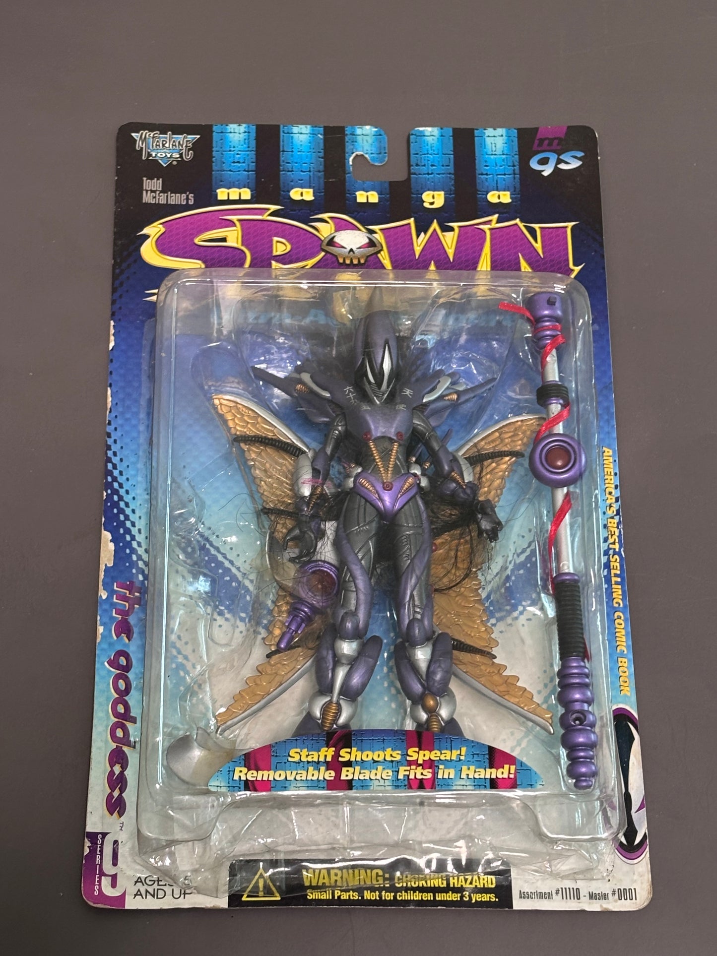 Purple Variant Manga Spawn The Goddess Action Figure Series 9 McFarlane 1997