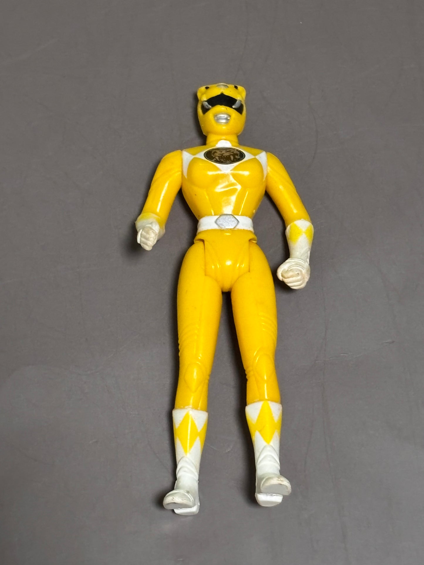 Mighty Morphin Power Rangers Yellow Ranger 4" Action Figure 1995 Saban Vintage