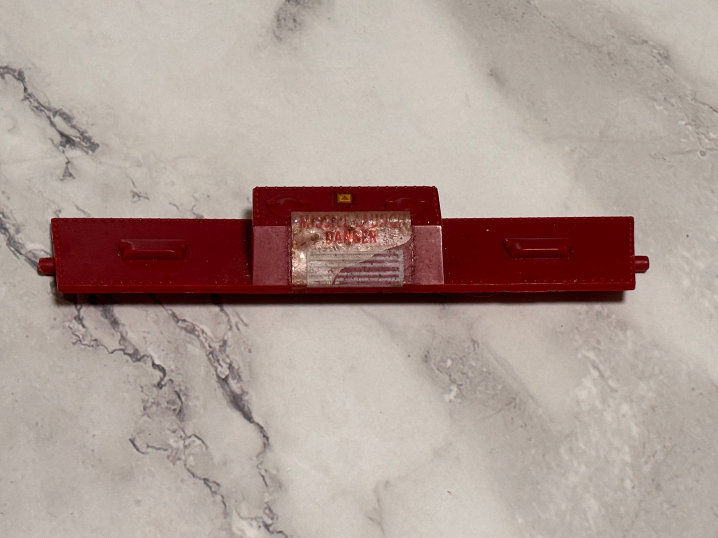 1985 Vintage G.I. JOE Cobra Moray Hydrofoil Vintage Missile Box Cover Red Top