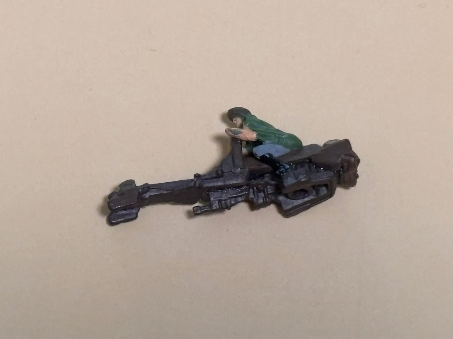 Vintage Star Wars Micro Machines 1" Figures Galoob Princess Leia Speeder Bike