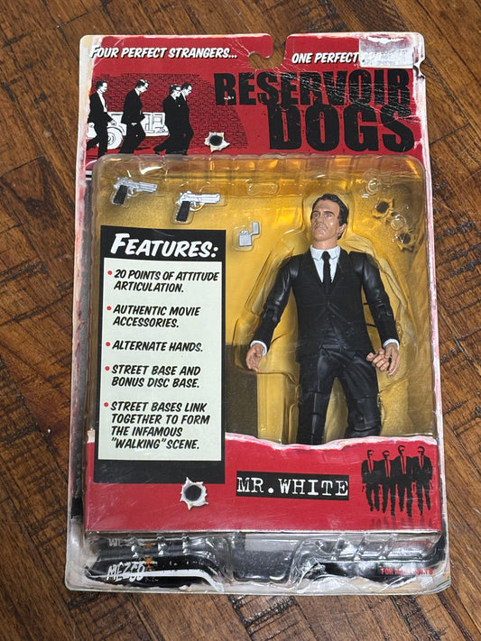 Reservoir Dogs Mr. White Action Figure Mezco Toys Artisan Pictures 2001 Harvey Keitel New
