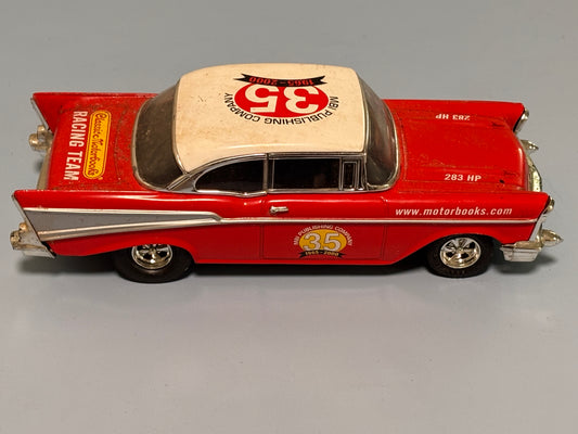 Ertl Collectibles 1957 Chevy Diecast Bank 1/25 MBI Publishing Company 1965-2000
