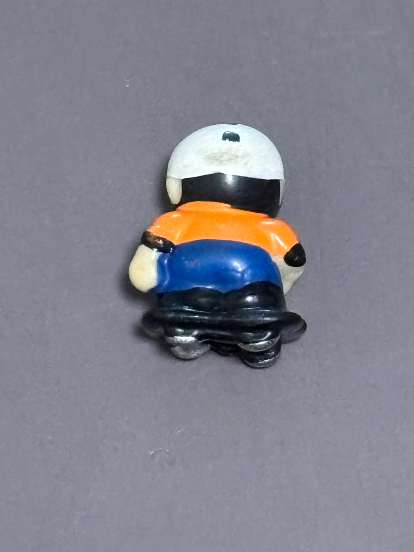 Squinkies Zinkies Skater Boy Skull Shirt .75" Rubber 1" Collectible Figure