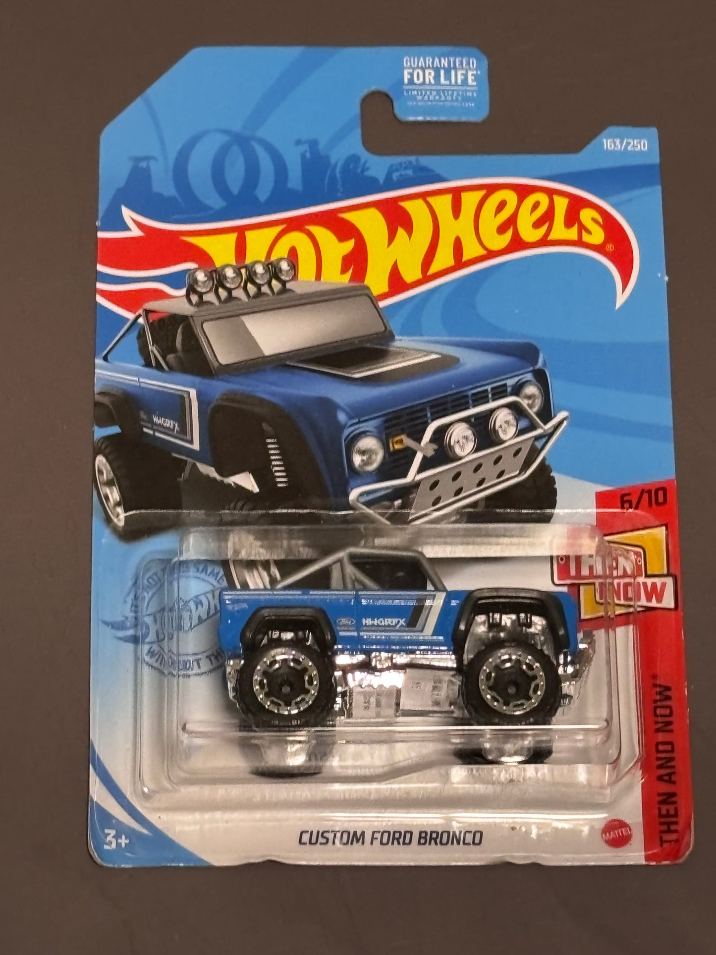 Hot Wheels 2021 Factory Set Then And Now #163 Custom Ford Bronco Blue
