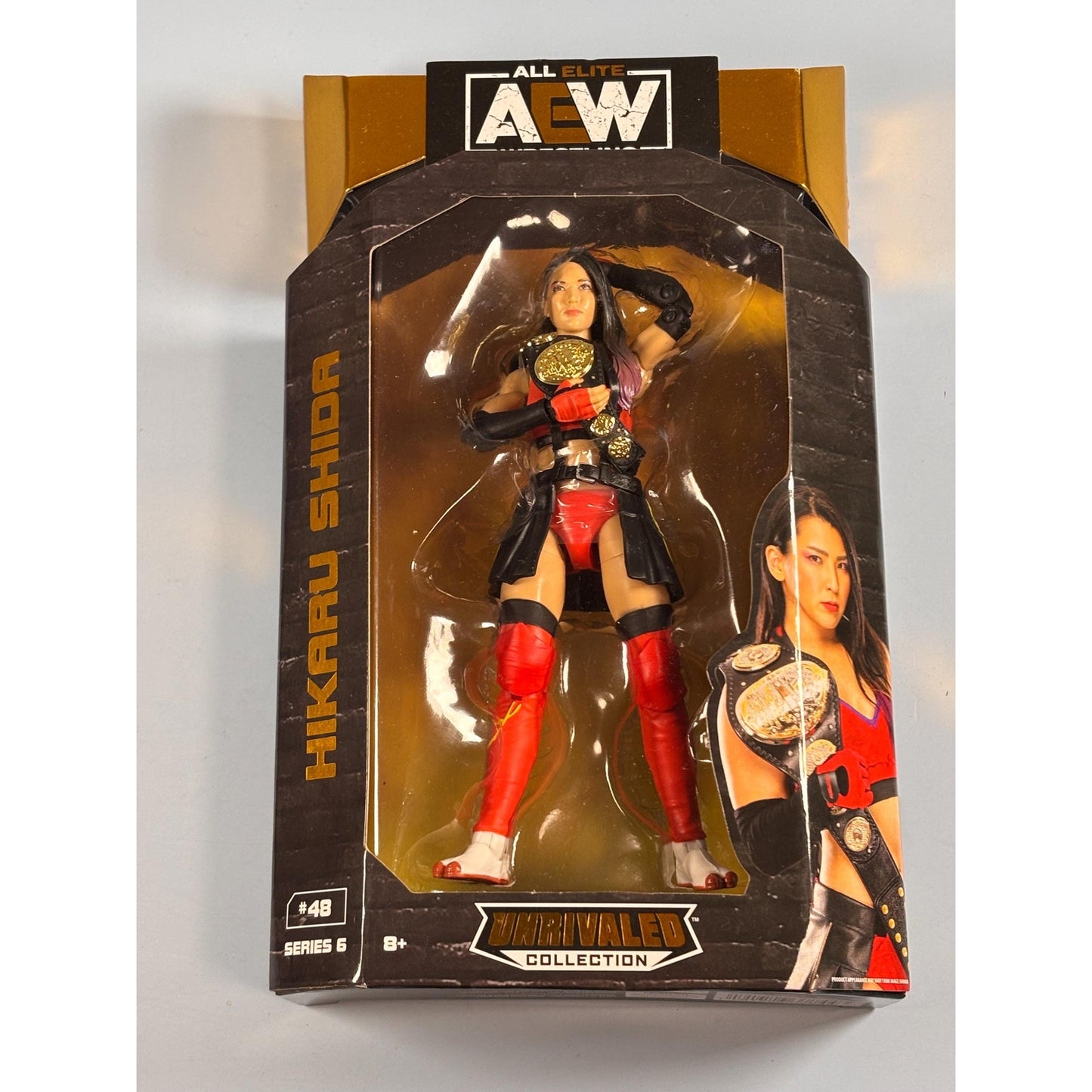 2021 AEW All Elite Wrestling Hikaru Shida Women Wrestling figure Series 6 #48