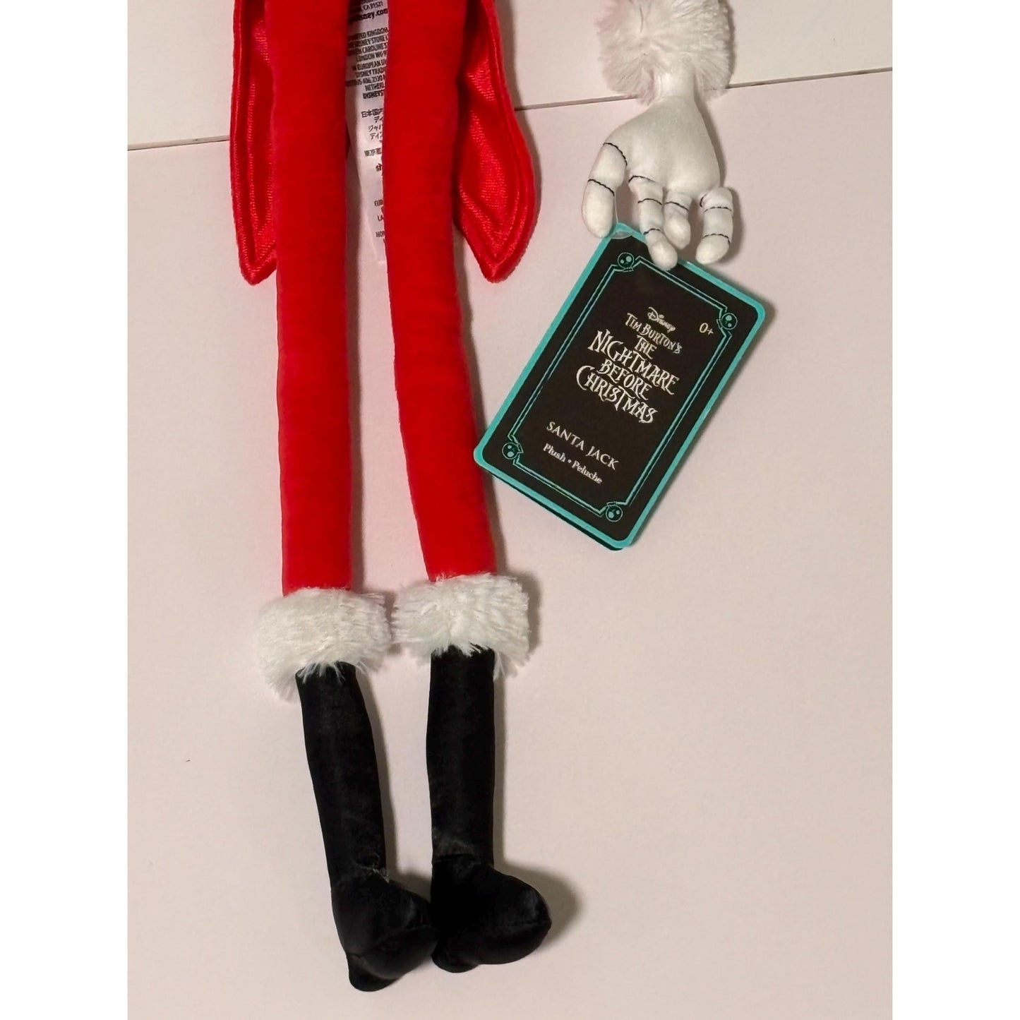 Santa Jack Skellington Plush 26" Nightmare Before Christmas Halloween Disney New