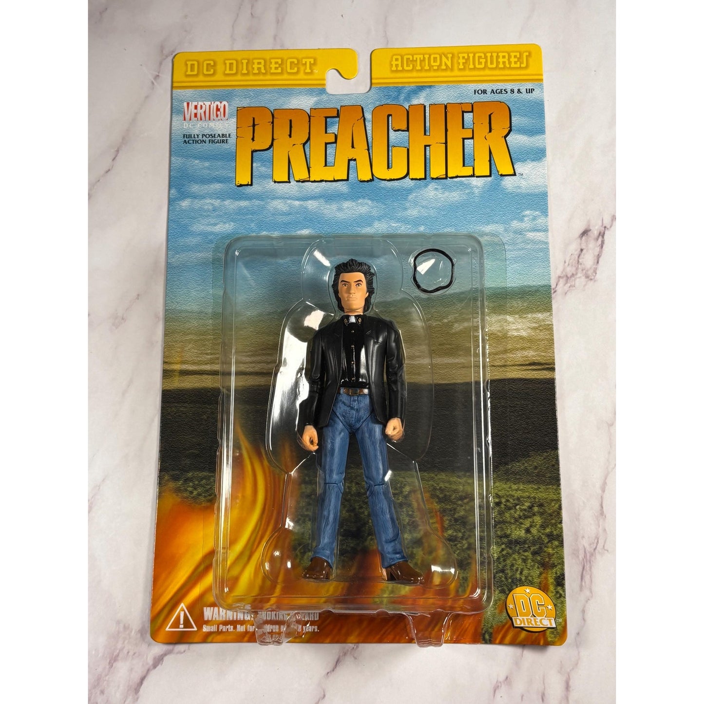 DC Direct Vertigo Comics Preacher Reverend Jesse Custer Action Figure New