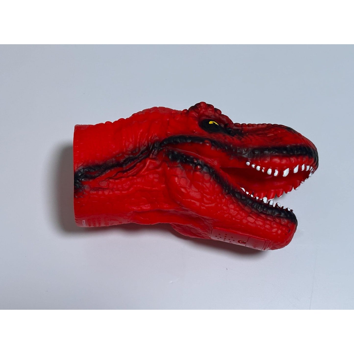 Animal Plant Diacovery Dinosaur T Rex Red Black Hand Puppet Roar Sound Working
